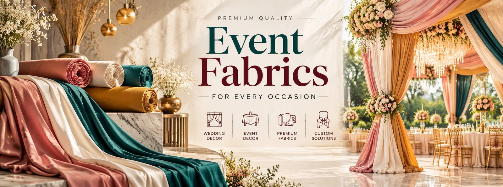 Premium Quality Event Fabrics - Shakti OCF