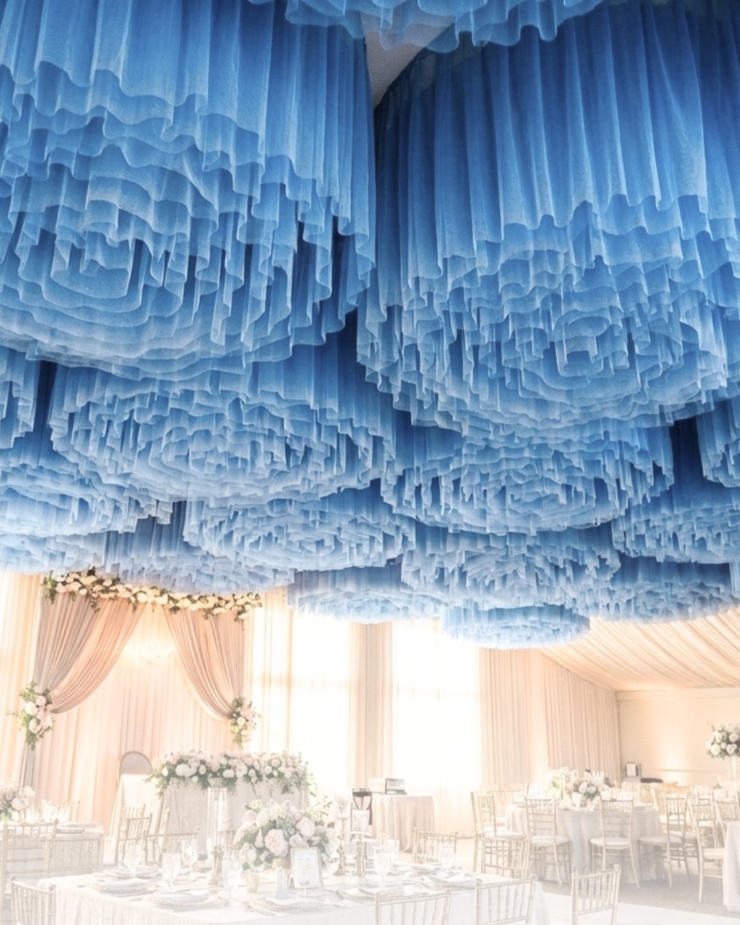 Hall Ceiling Drapery